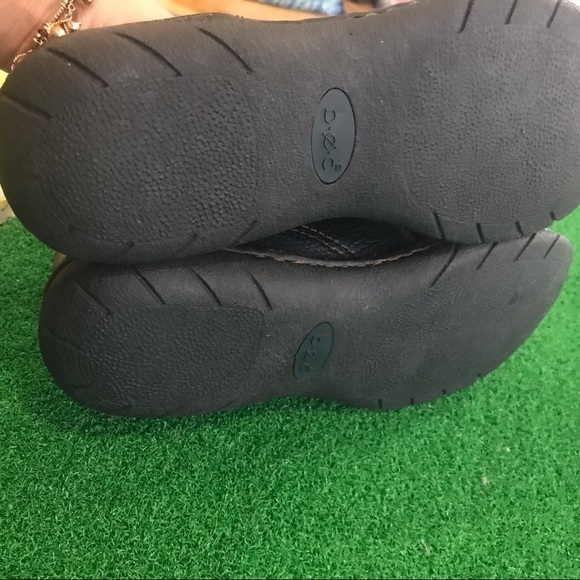 Nwot b.o.c Black Leather Clogs Sz 8 - Picture 6 of 6